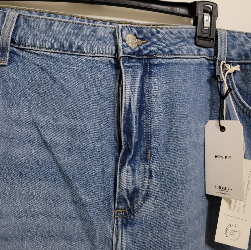 NWT Forever 21 Size 20 90s Straight Leg Jeans - Picture 4 of 12